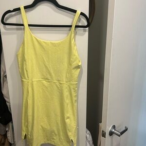 Outdoor voices lemon yellow exercise dress
